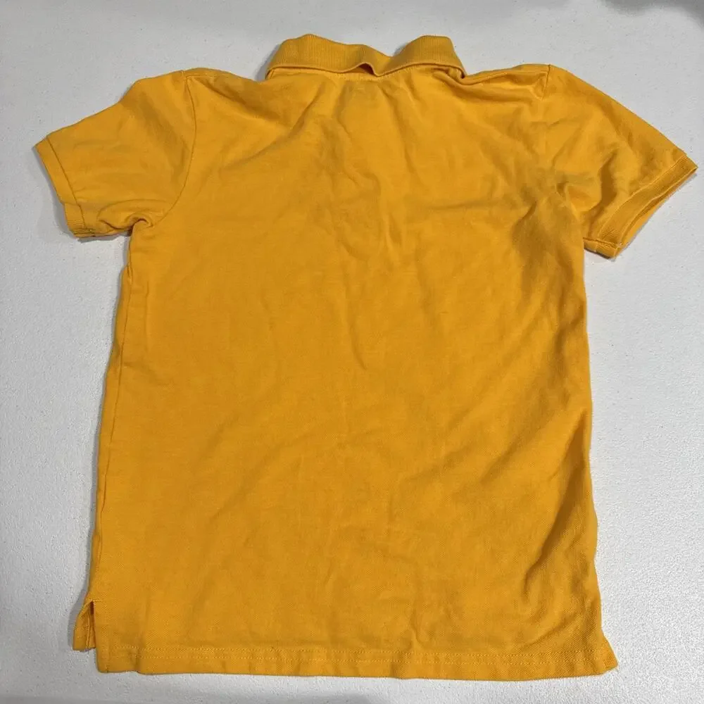The Childrens Place School Uniform Short Sleeves Polo Shirts Yellow Blue L 10-12